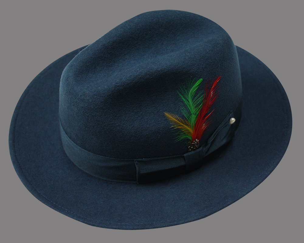 UNTOUCHABLE HAT-FEDORA-TEAL
